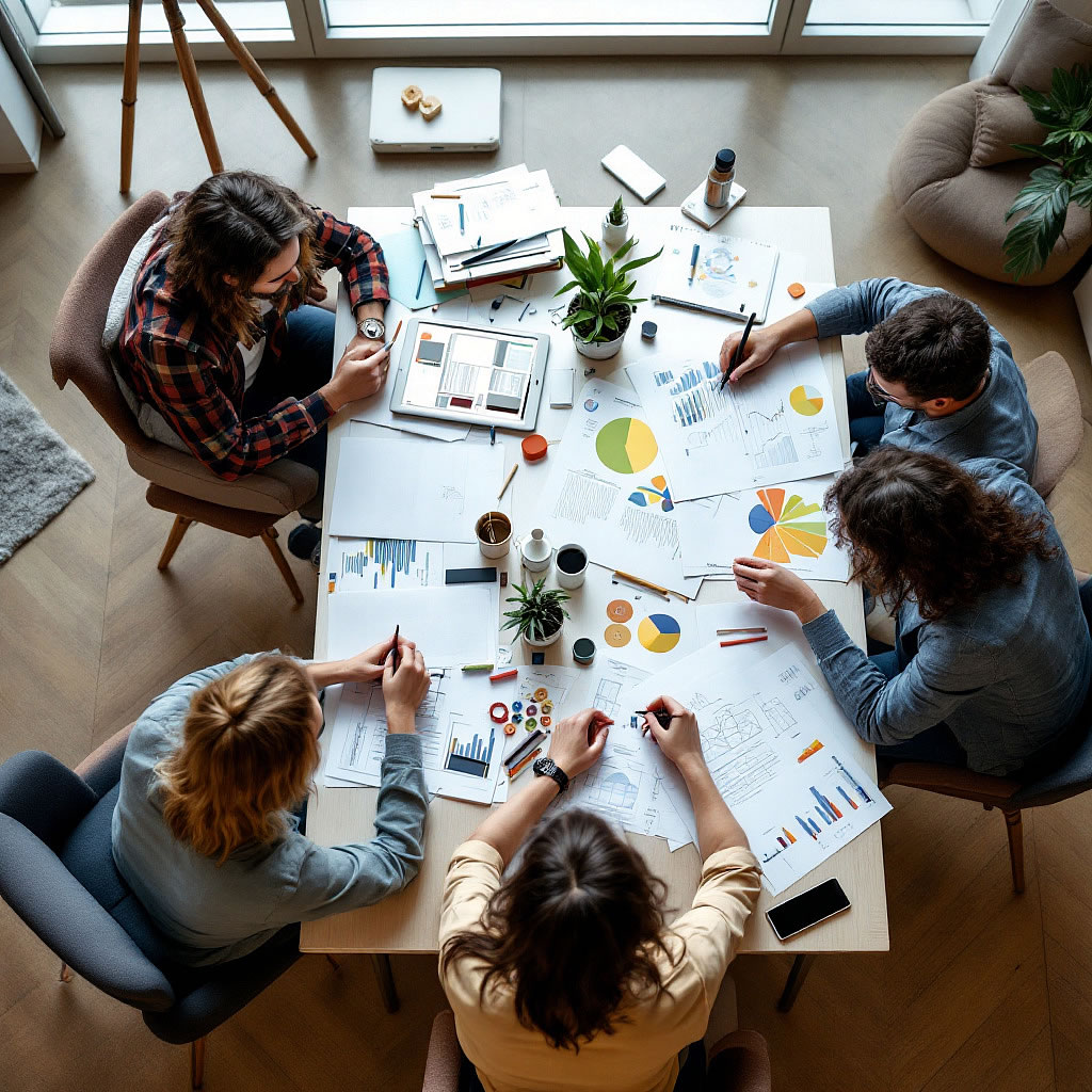 projet de transformation autour table